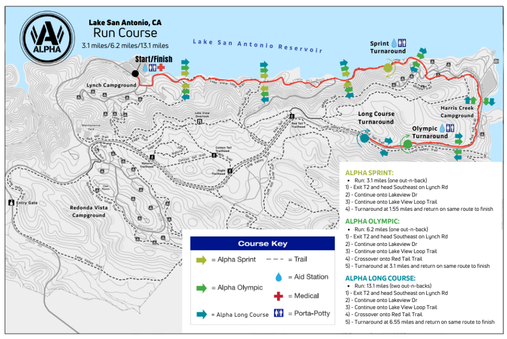 Map Of Lake San Antonio